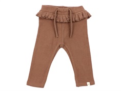 Lil Atelier carob brown leggings